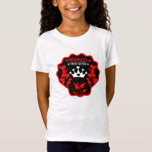 Meerjungfrau-Zwillings-Schwestern T-Shirt
