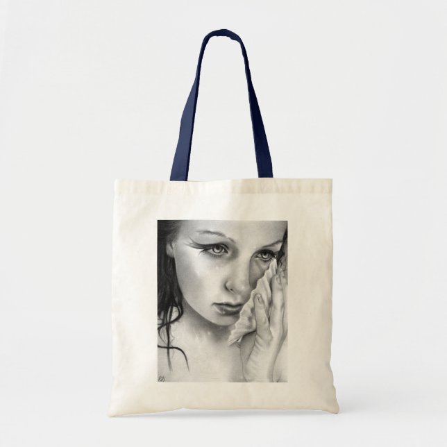 Meerjungfrauaquamarine-Gezeiten-Tasche Tragetasche (Vorne)