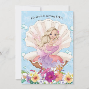 Meerjungfrauen Einladung