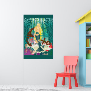Meerjungfrauen-Familie (hellblond) Poster