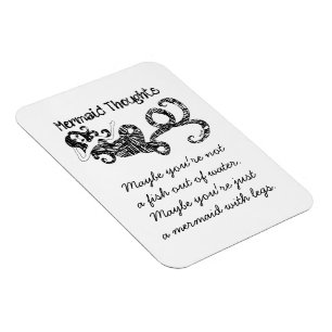 Meerjungfrauen: Fisch aus Wasser Magnet