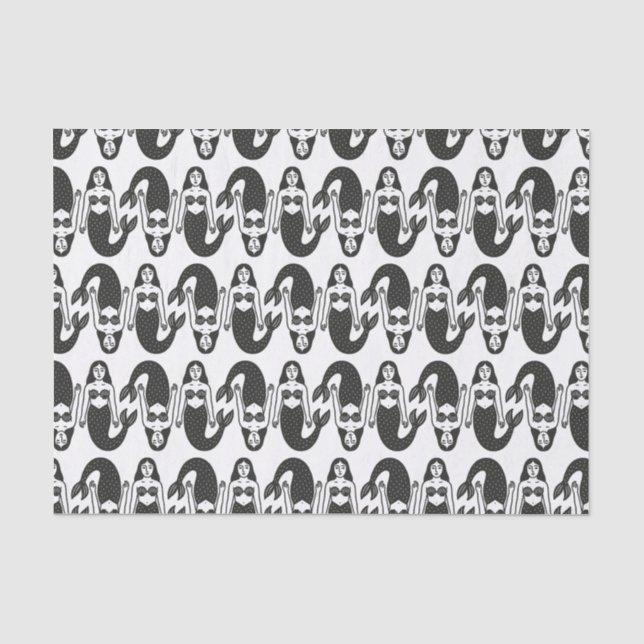 Meerjungfrauen Seidenpapier (Vorderseite)