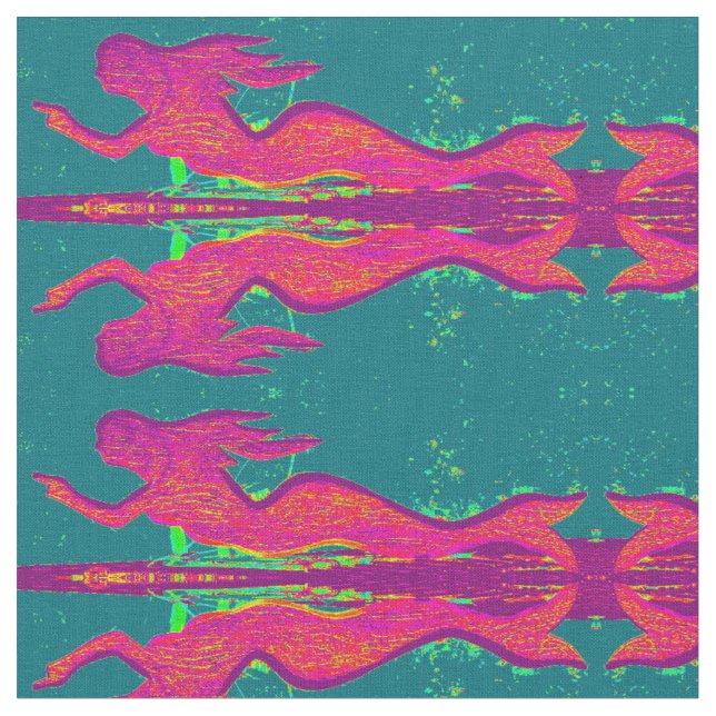 Meerjungfrauen Stoff (Nahaufnahme)