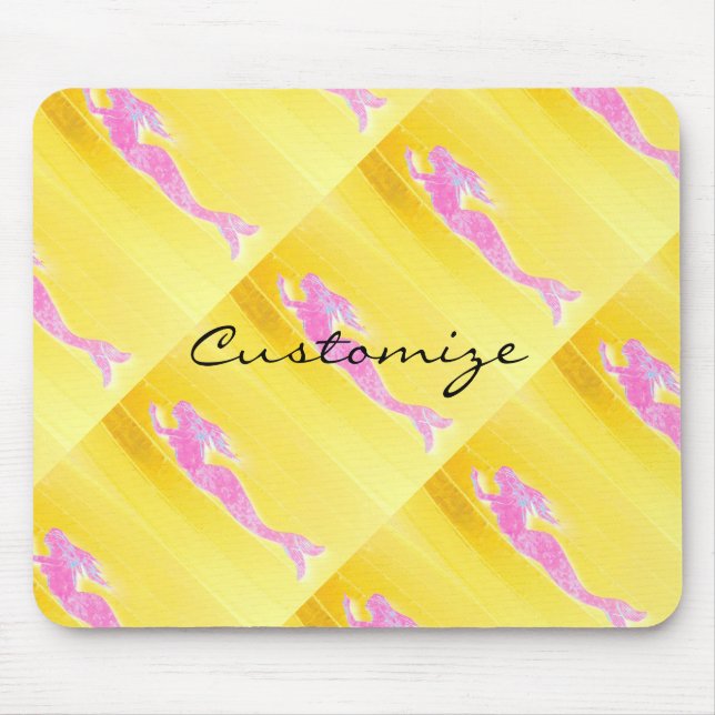 Meerjungfrauen unter Wasser Mousepad (Vorne)