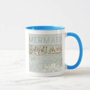 Meerjungfrauengruppe auf Patrouille Tasse