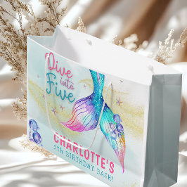 Meerjungfrauenschwanz Glitter Tauchgang in fünf Ge Große Geschenktüte
