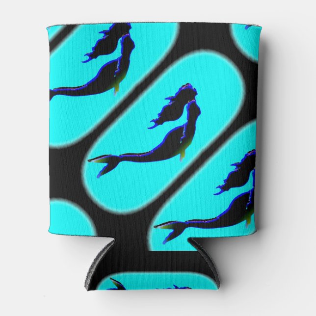 Meerjungfrauschwimmen Dosenkühler (Vorderseite)