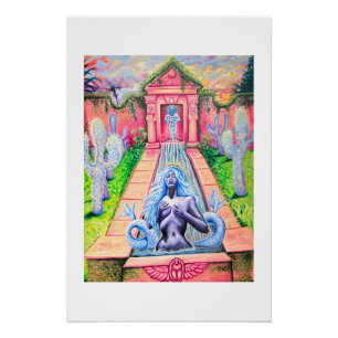 Meerjunggarten von Nefertara Kunstposter Poster