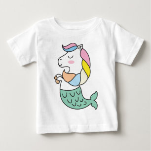 Meerjunggeburt Baby T-shirt