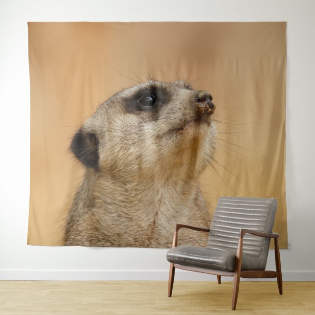 Meerkat 001 von JAMFoto Wandteppich (Beispiel (Horizontal))