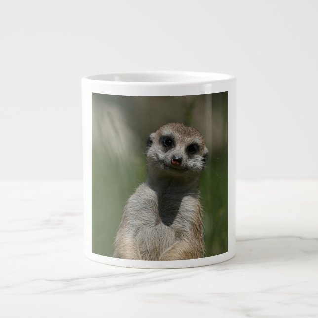 Meerkat 004 Jumbo-Tasse (Vorderseite)