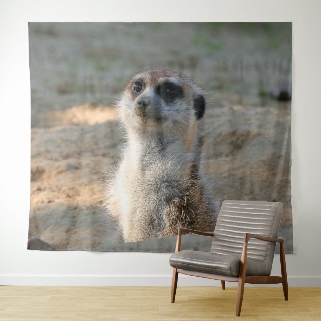 Meerkat 004 wandteppich (Beispiel (Horizontal))