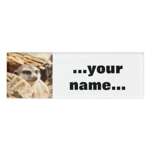 Meerkat_021 Namenschild