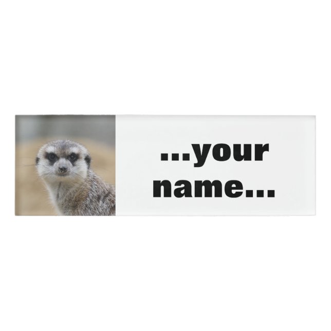 Meerkat 022 namenschild (Vorderseite)