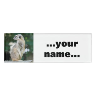Meerkat 025 namenschild