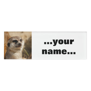 Meerkat 041 namenschild