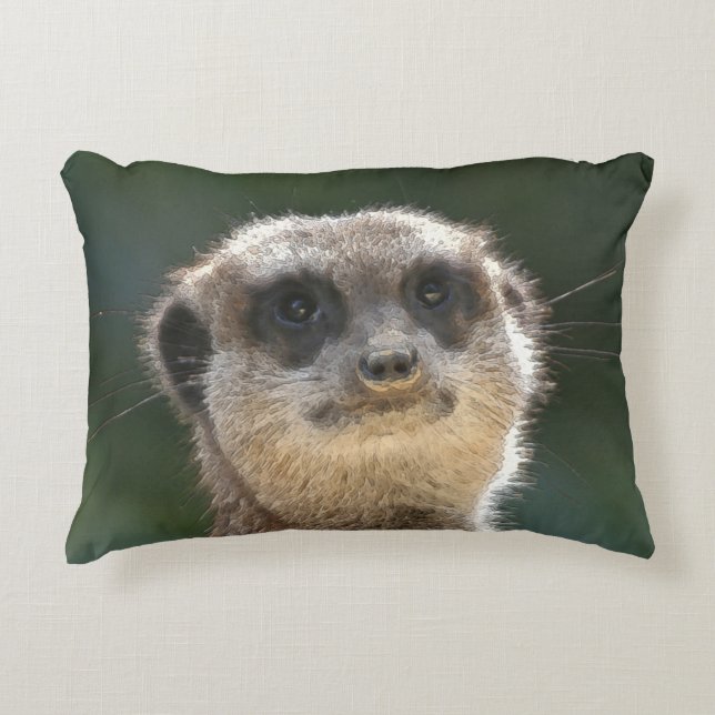 Meerkat 068 dekokissen (Vorderseite)