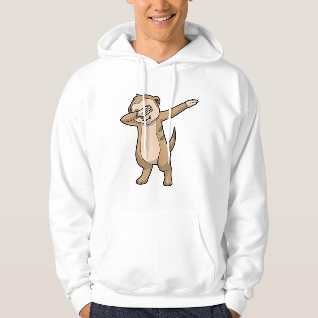 Meerkat als Hip Hop Dance Dab Hoodie (Vorderseite)