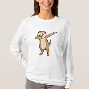 Meerkat als Hip Hop Dance Dab T-Shirt