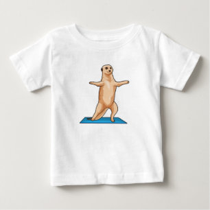 Meerkat an der Fitness Baby T-shirt