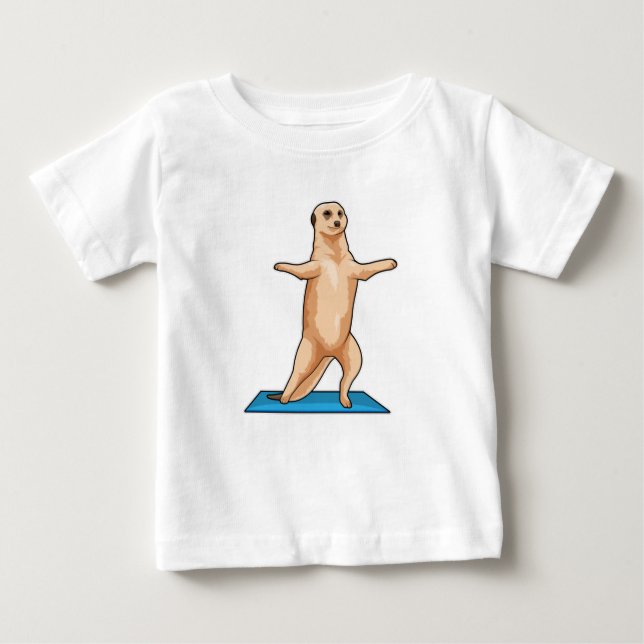 Meerkat an der Fitness Baby T-shirt (Vorderseite)