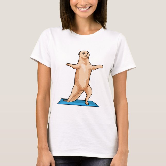 Meerkat an der Fitness T-Shirt (Vorderseite)