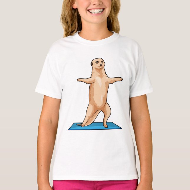 Meerkat an der Fitness T-Shirt (Vorderseite)