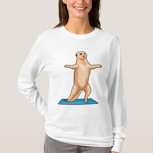 Meerkat an der Fitness T-Shirt (Vorderseite)