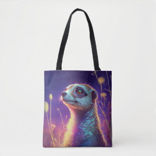 Meerkat Animal Portrait Painting Wildlife