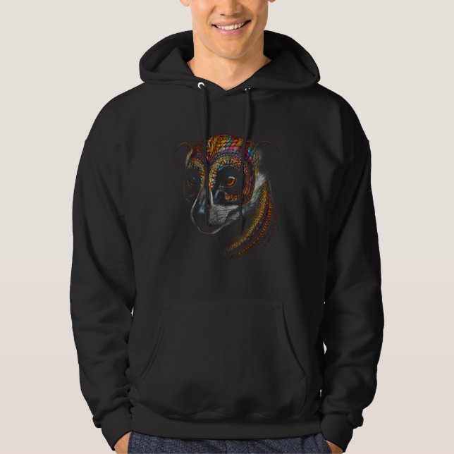 Meerkat Artwork - Animal Art Meerkat_1 Hoodie (Vorderseite)