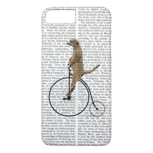 Meerkat auf schwarzem Penny-Farthing Case-Mate iPhone Hülle