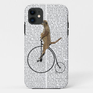Meerkat auf schwarzem Penny-Farthing Case-Mate iPhone Hülle