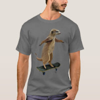 Meerkat auf Skateboard 2