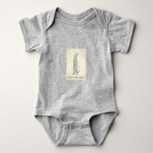 Meerkat. Baby, Karosserieanzug, Unisex, Schlafanzu Baby Strampler