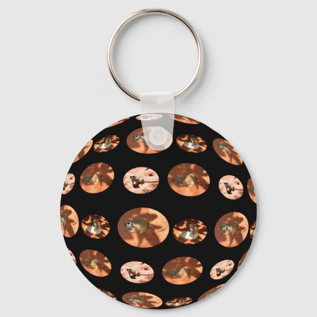 Meerkat Ball Shape, Keyring Schlüsselanhänger (Vorderseite)