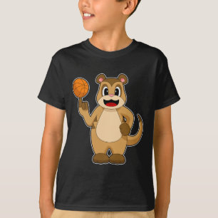 Meerkat Basketball-Spieler Basketball T-Shirt