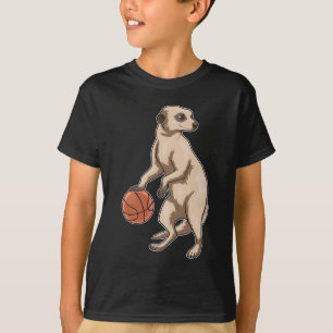 Meerkat Basketball-Spieler Basketball T-Shirt