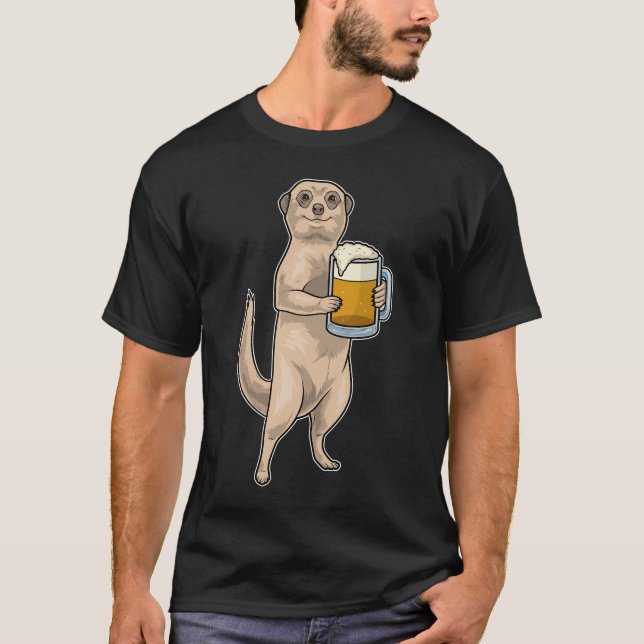 Meerkat Beer T-Shirt (Vorderseite)