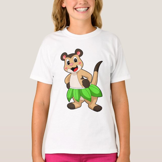 Meerkat beim Ballettanz T-Shirt (Vorderseite)