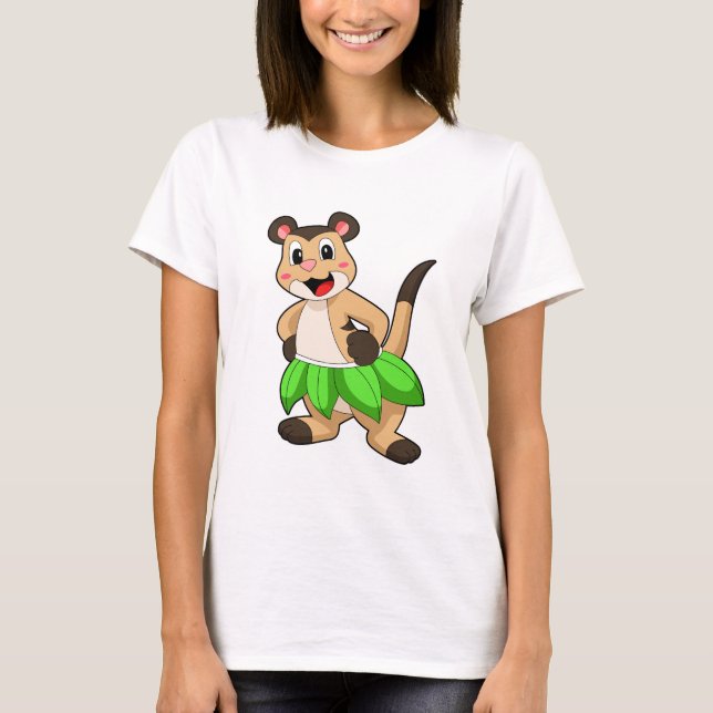 Meerkat beim Ballettanz T-Shirt (Vorderseite)