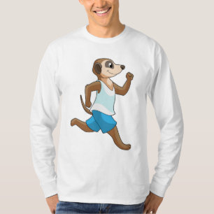 Meerkat beim Laufsport T-Shirt