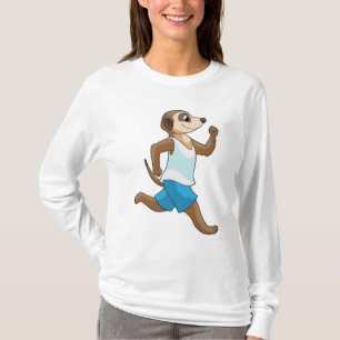 Meerkat beim Laufsport T-Shirt