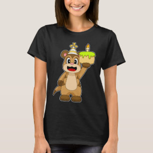Meerkat Birthday Candle Cake T-Shirt