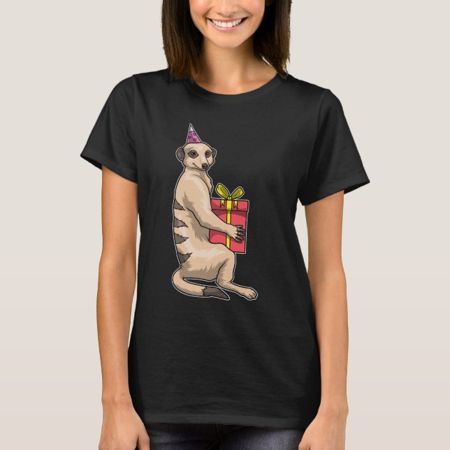 Meerkat Birthday Party T-Shirt (Vorderseite)