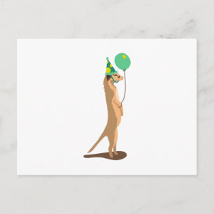 Meerkat Birthday Postkarte