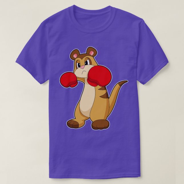 Meerkat Boxer Boxhandschuhe 2 T-Shirt (Design vorne)