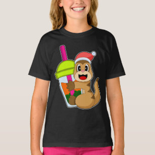 Meerkat Christmas Bubble Tee