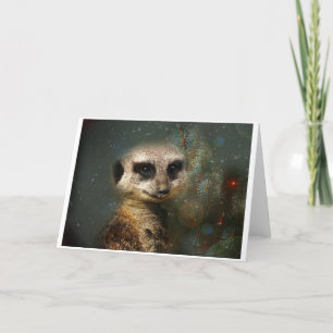 Meerkat Christmas Feiertagskarte