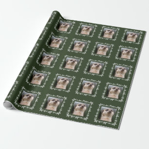 Meerkat Christmas Snowflake Geschenkpapier