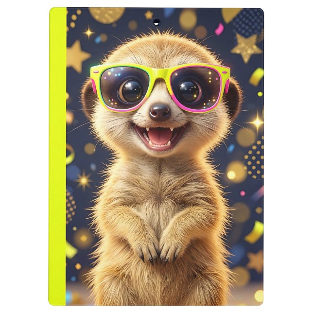 Meerkat Clipboard Klemmbrett (Rückseite)